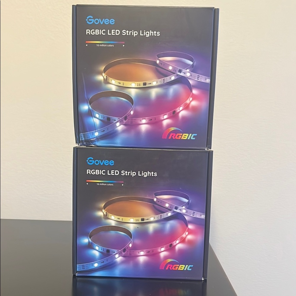 2 Govee RGBIC LED Strip Lights